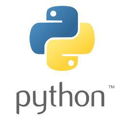 Python programming language logo